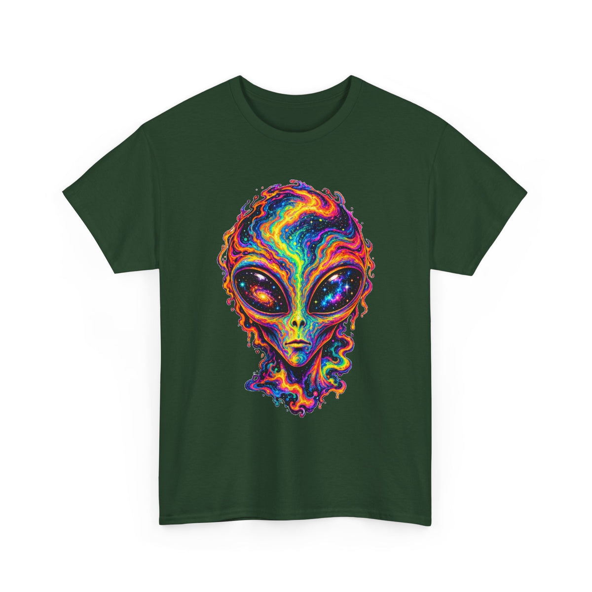 Colorful Psychedelic Alien T-Shirt