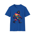 Colorful Sasquatch Bigfoot T-Shirt