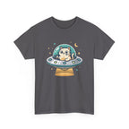 Whimsical Cute Cat UFO Tee