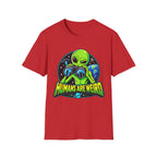 Humans Are Weird Alien Graphic T-Shirt
