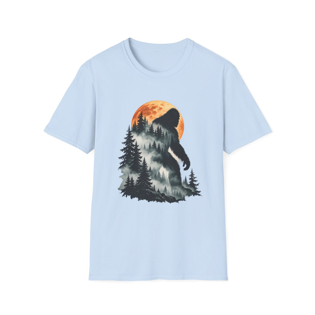 Mountain Bear Sunset Nature Graphic T-Shirt