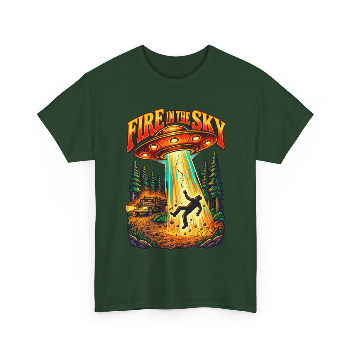 Fire in the Sky UFO Abduction Tee