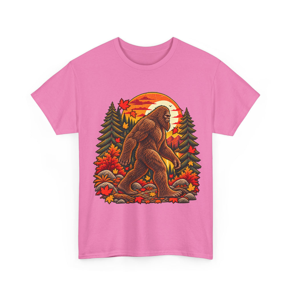 Autumn Bigfoot T-Shirt | Sasquatch Forest Moon Tee