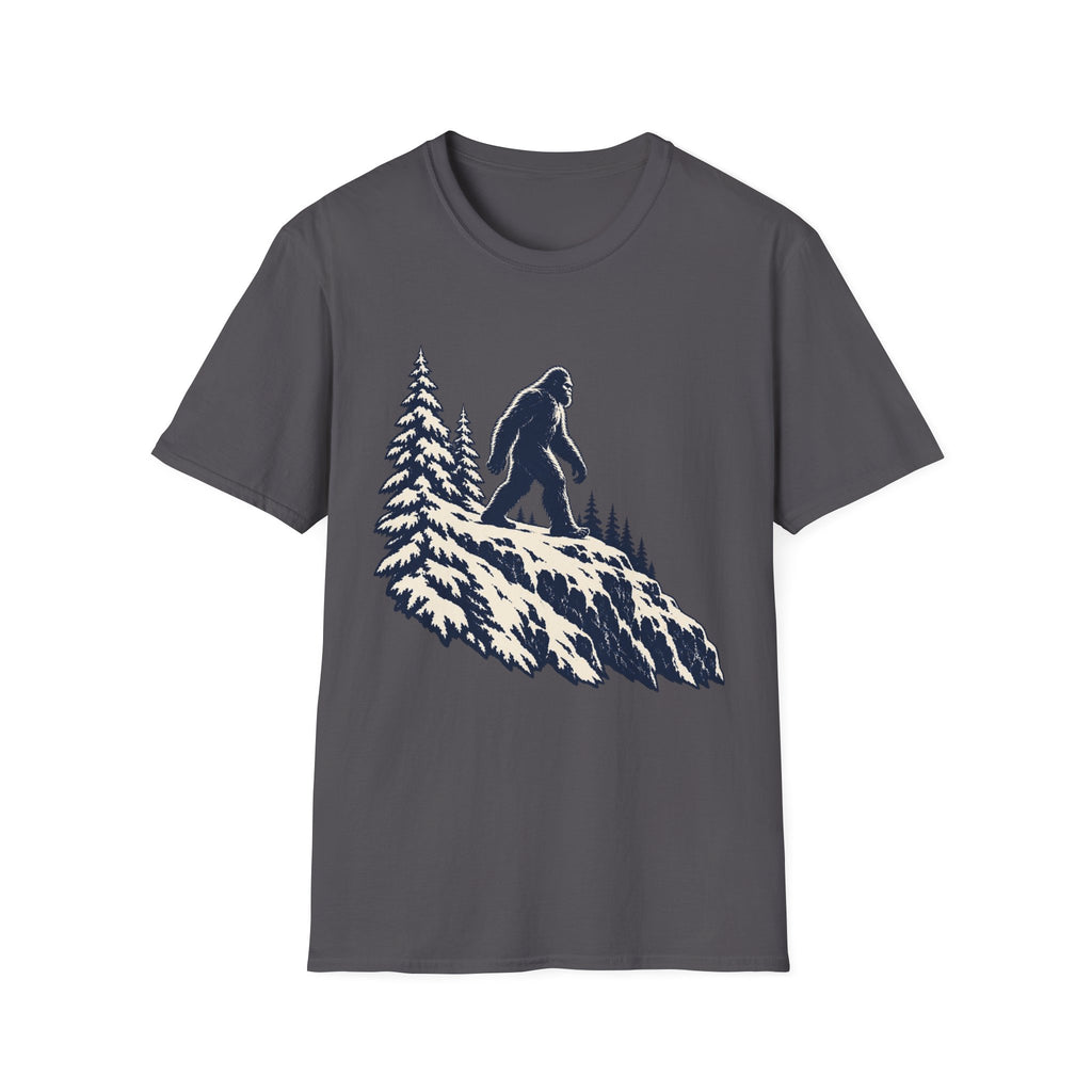 Bigfoot Mountain T-Shirt — Sasquatch Hiking Graphic Tee