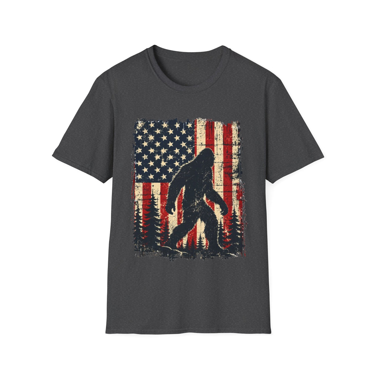 American Flag Silhouette T-Shirt