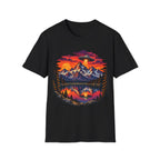 Mountain Sunset Reflection UFO T-Shirt