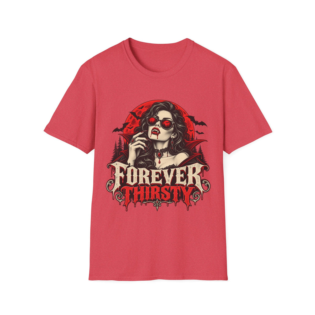 Forever Thirsty Vampire Gothic T-Shirt
