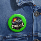 Strange Colorado Button Pin — Alien Mountain Badge
