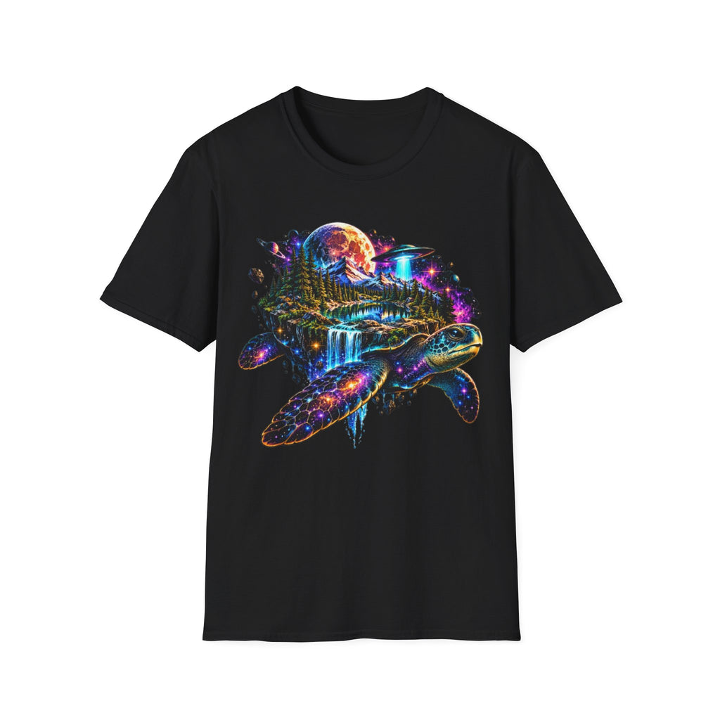Colorful Cosmic Turtle T-Shirt