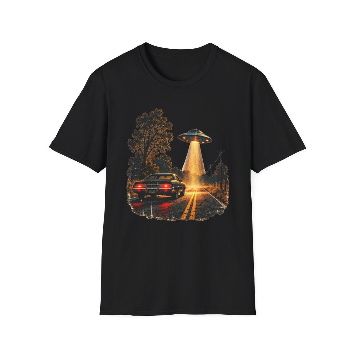 UFO Abduction Road Trip T-Shirt