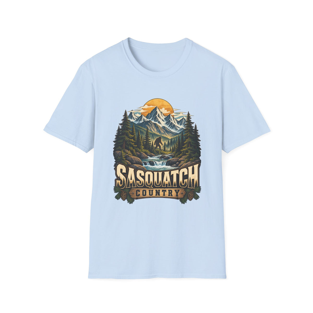 Sasquatch Country Mountain Adventure T-Shirt