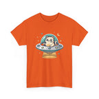 Whimsical Cute Cat UFO Tee