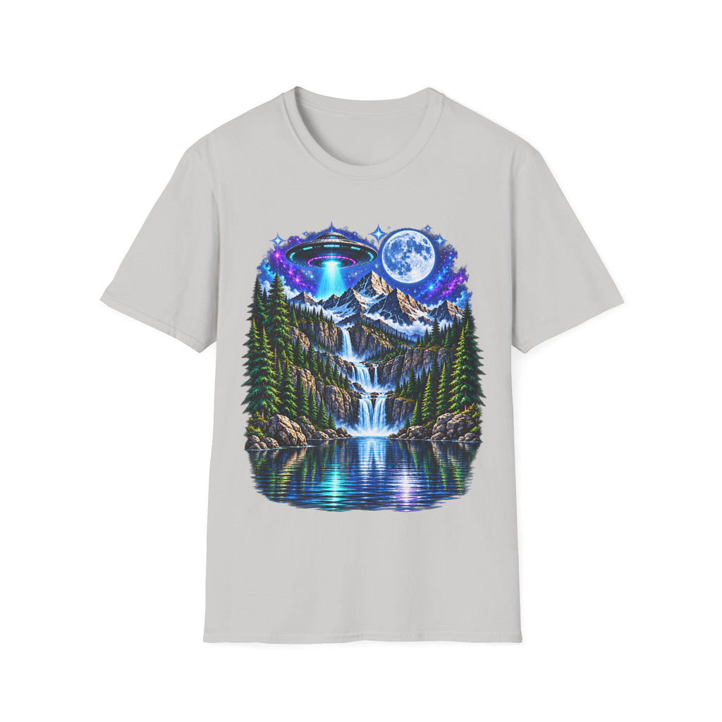 Cosmic Mountain Waterfall T-Shirt