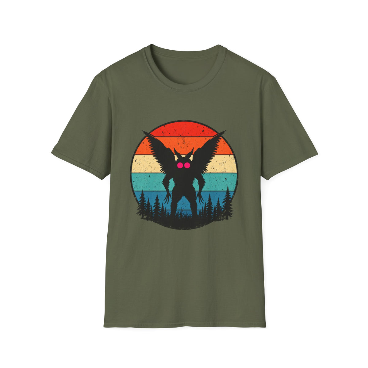 Mothman Sunset Nature T-Shirt