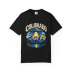 Colorado UFO Mountain T-Shirt — Retro Alien Abduction Scenic Tee