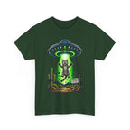 Cat Abduction UFO Tee | Alien Spaceship Graphic Shirt