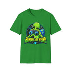 Humans Are Weird Alien Graphic T-Shirt