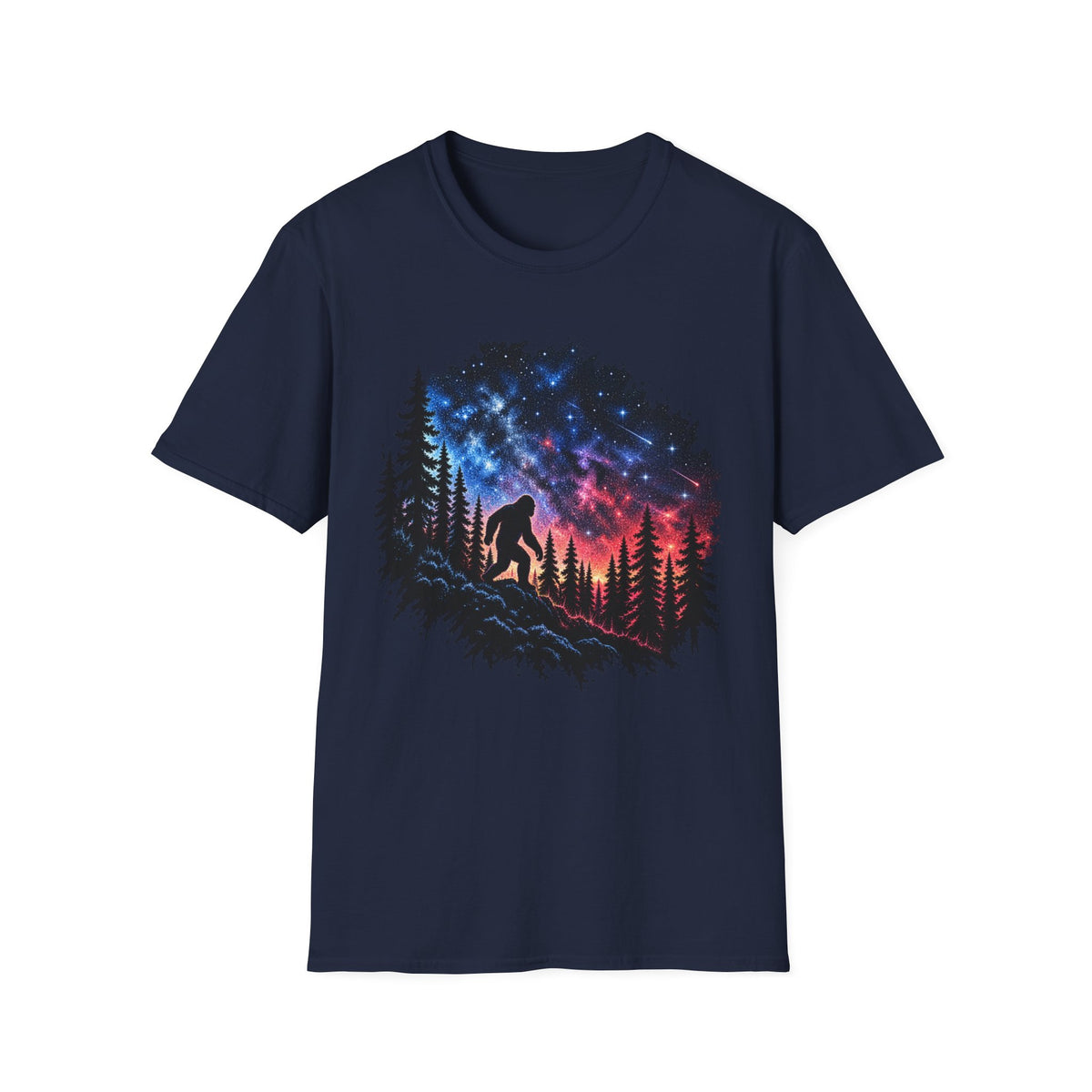 Bigfoot Cosmic Night T-Shirt