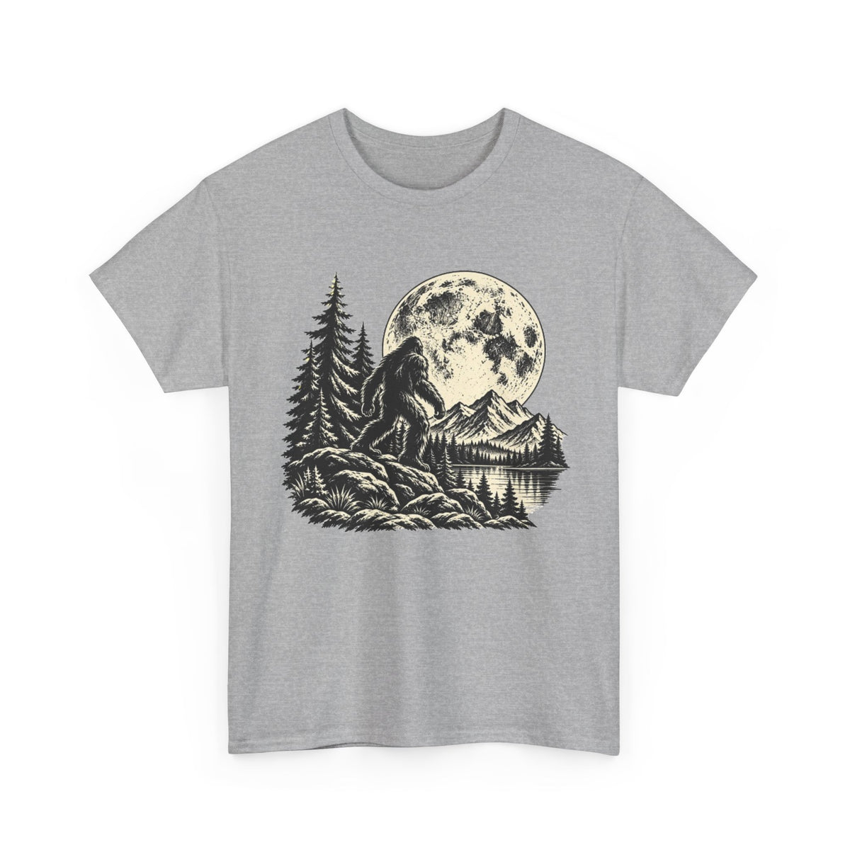 Moonlit Forest Mountain T-Shirt