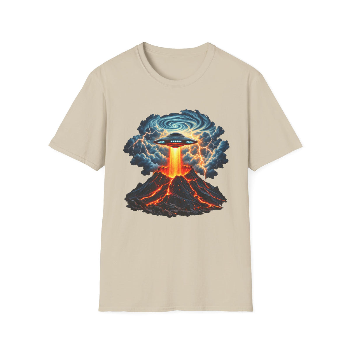 Volcanic Eruption Fantasy T-Shirt