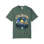 Colorado UFO Mountain T-Shirt — Retro Alien Abduction Scenic Tee
