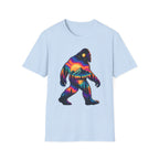 Colorful Sasquatch Bigfoot T-Shirt