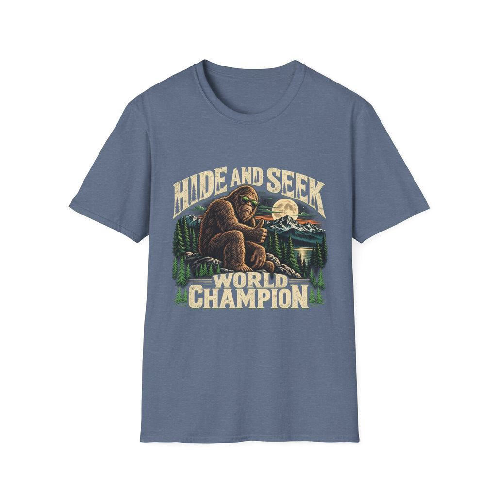 Hide and Seek World Champion Bigfoot Graphic T-Shirt