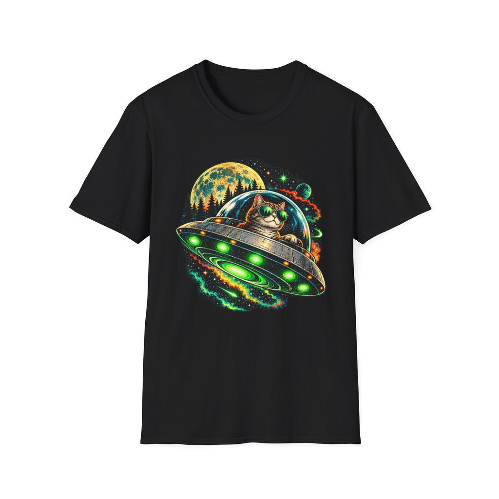 UFO Cat Cruising the Galaxy T-Shirt