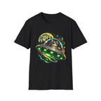 UFO Cat Cruising the Galaxy T-Shirt