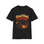 Something Is Watching Horror Campfire T-Shirt