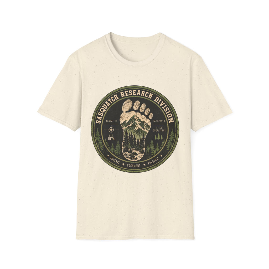 Sasquatch Research Division T-Shirt – Vintage Bigfoot Explorer Tee