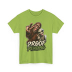 Proof Pending Sasquatch & Alien Tee | Funny Cryptid UFO Graphic Shirt