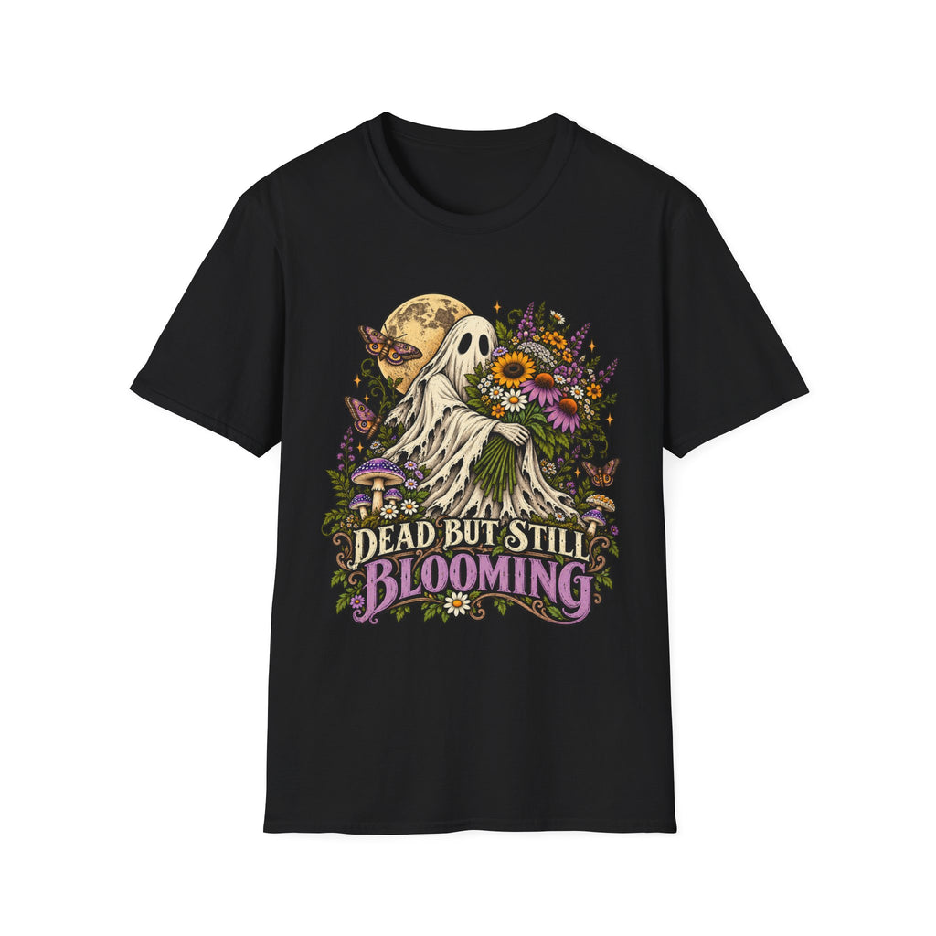 Dead but Still Blooming Floral Ghost T-Shirt