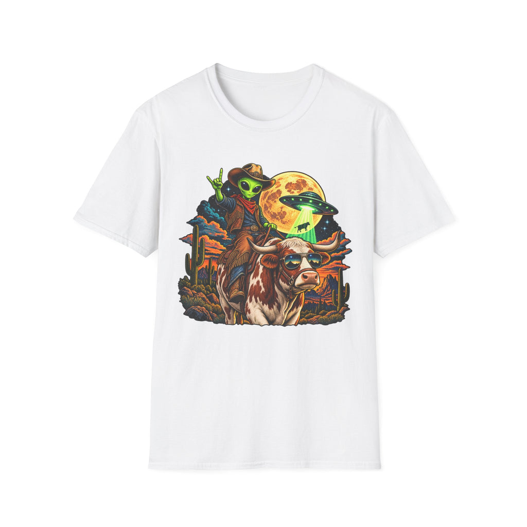 Alien cowboy T-shirt