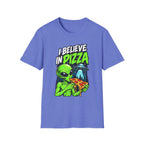 I Believe in Pizza Alien T-Shirt