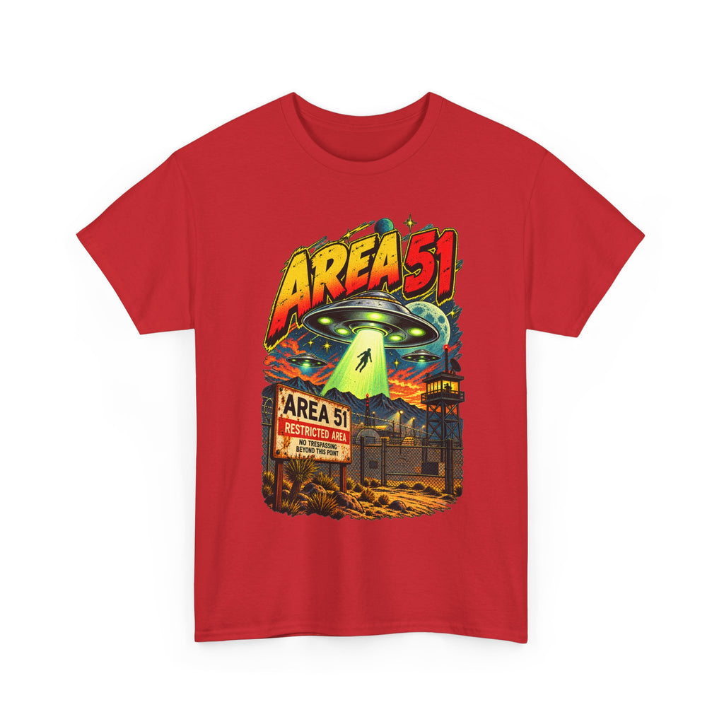 Area 51 UFO Alien Graphic T-Shirt