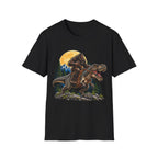 Bigfoot Riding T-Rex Graphic Tee