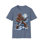 Bigfoot Electric Guitar Forest Moon T-Shirt