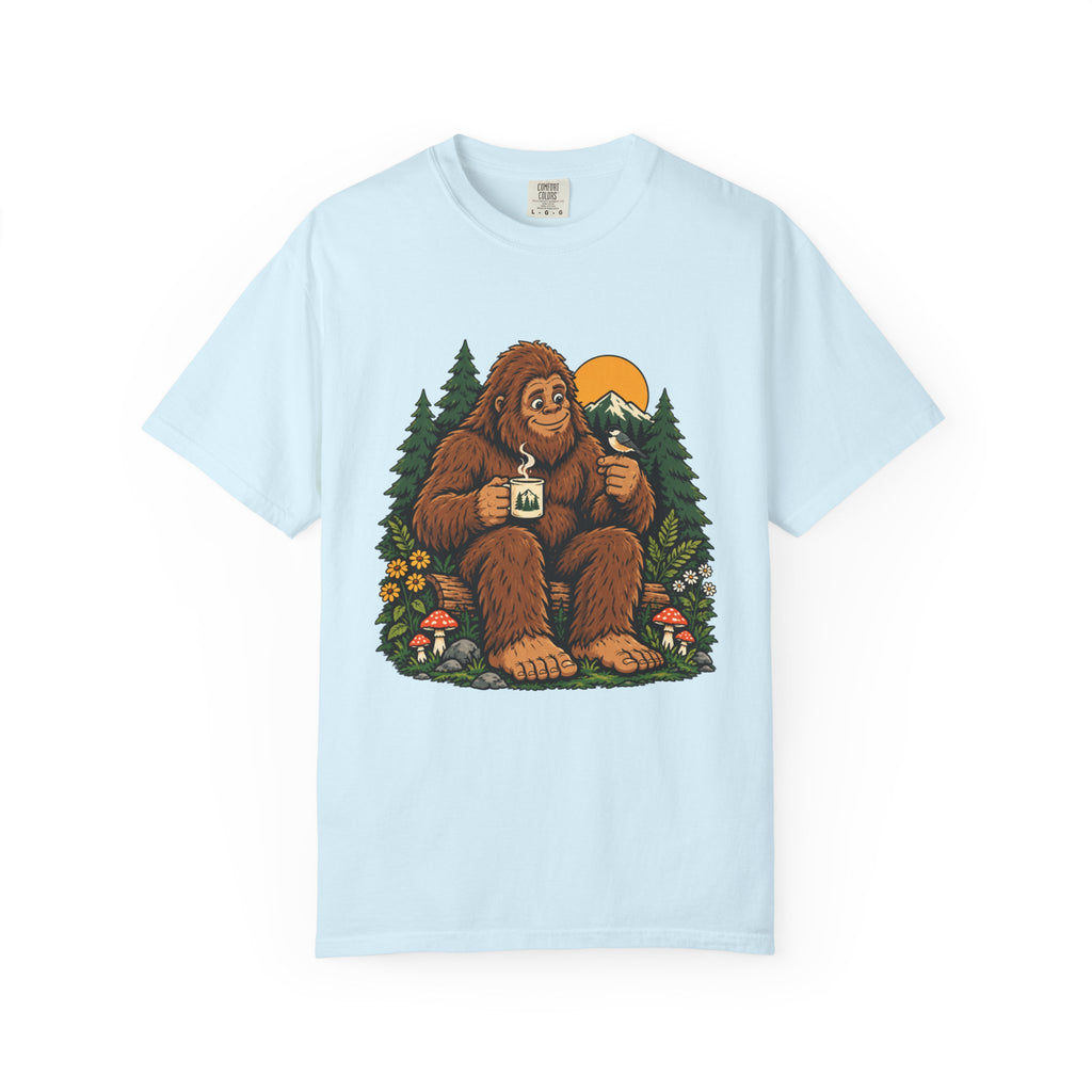 Sasquatch Coffee in the Pines Graphic T-Shirt