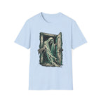 Haunted Door Grim Reaper Gothic Halloween T-Shirt