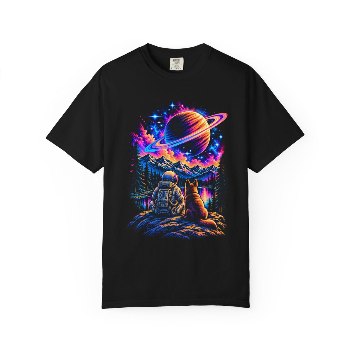 Cosmic Stargazer Astronaut T-Shirt