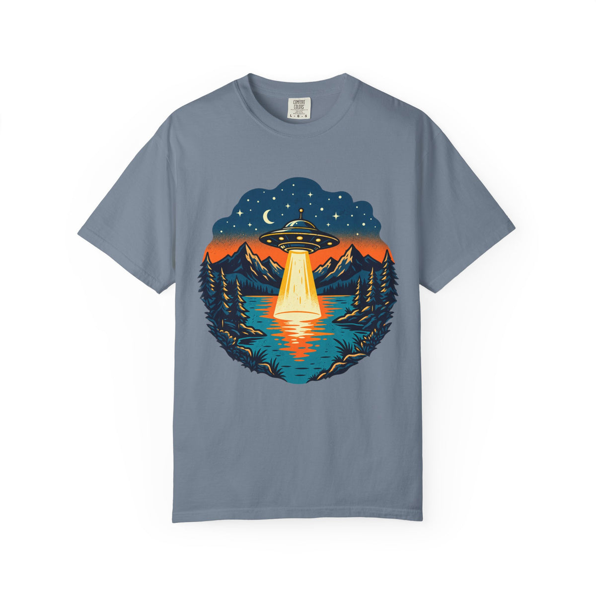 UFO Lake Scene T-Shirt