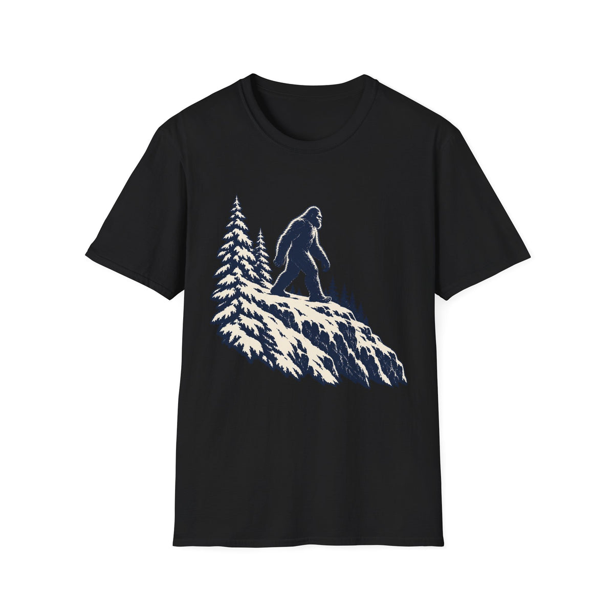 Bigfoot Mountain T-Shirt — Sasquatch Hiking Graphic Tee