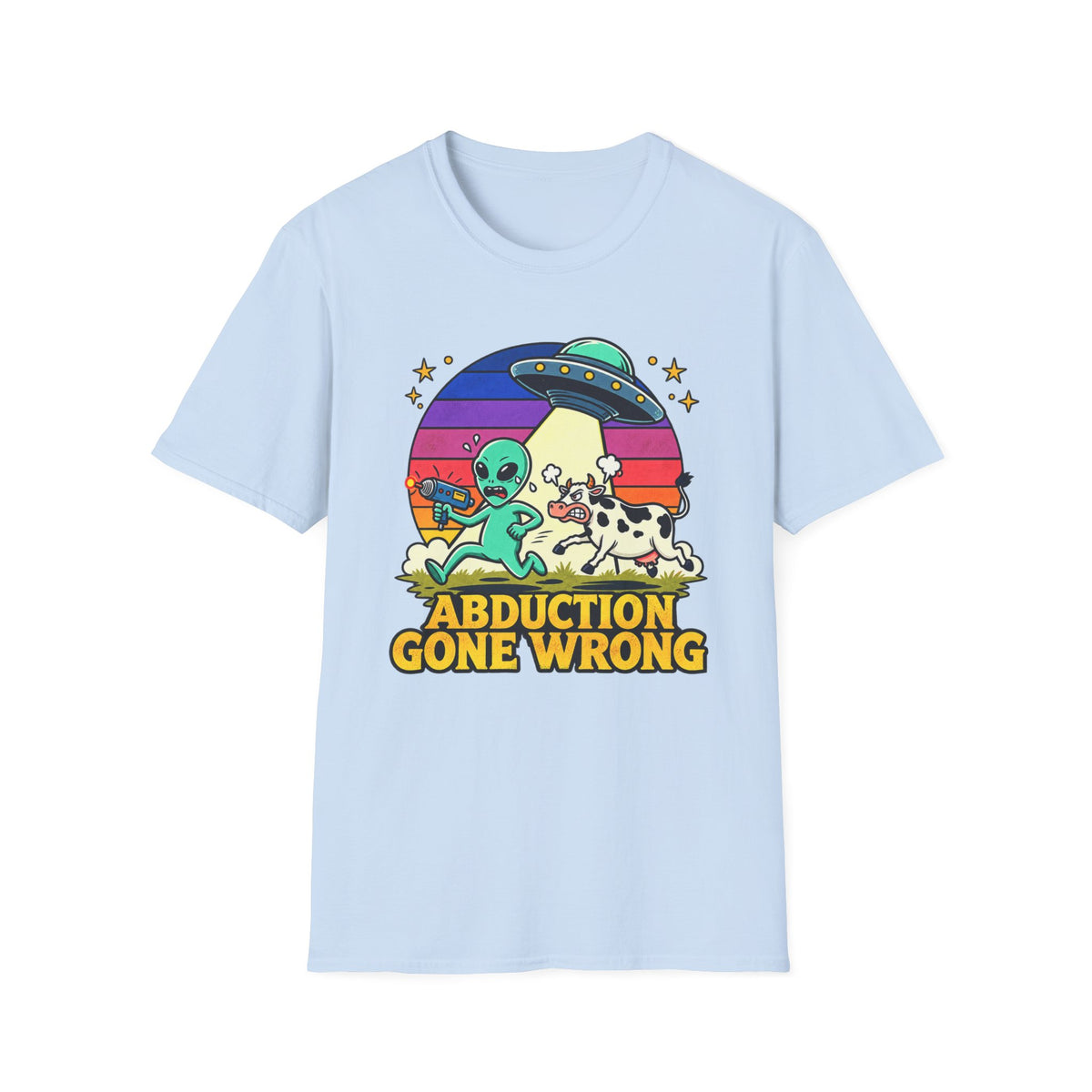 Abduction Gone Wrong Alien UFO Funny T-Shirt