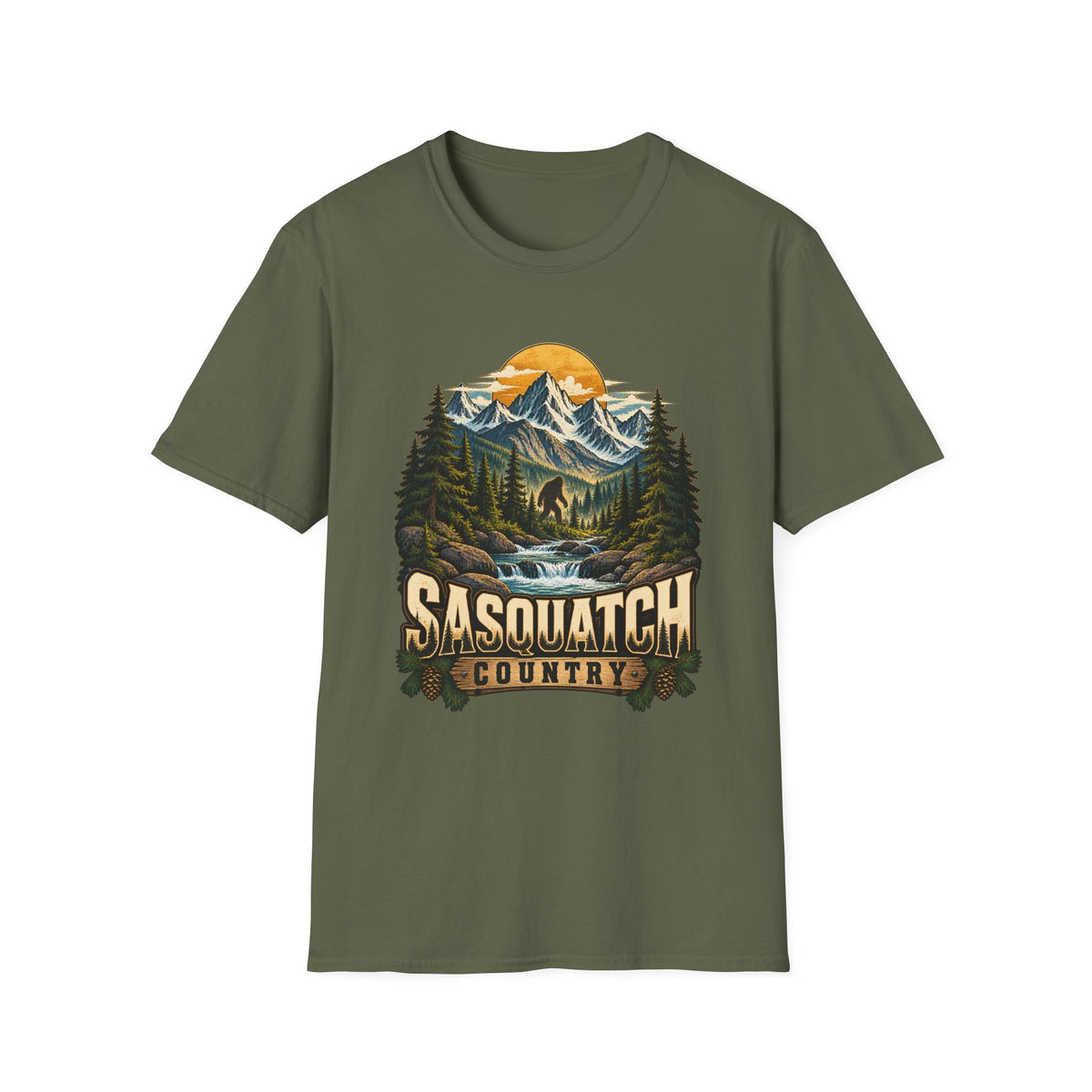 Sasquatch Country Mountain Adventure T-Shirt