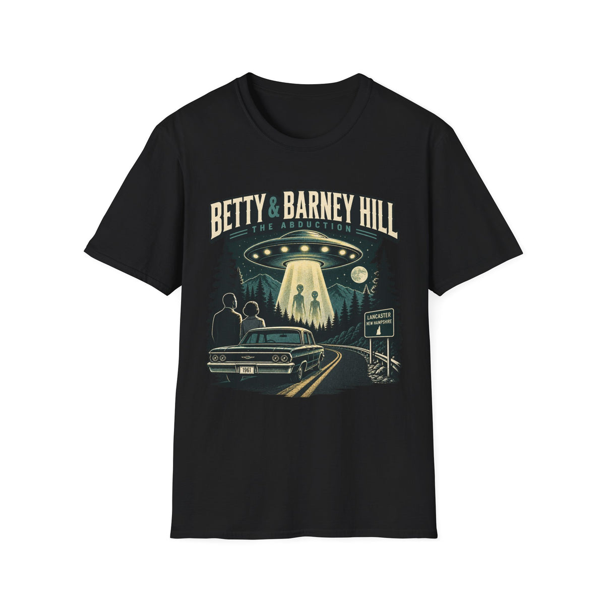 Betty & Barney Hill UFO Alien Abduction T-Shirt
