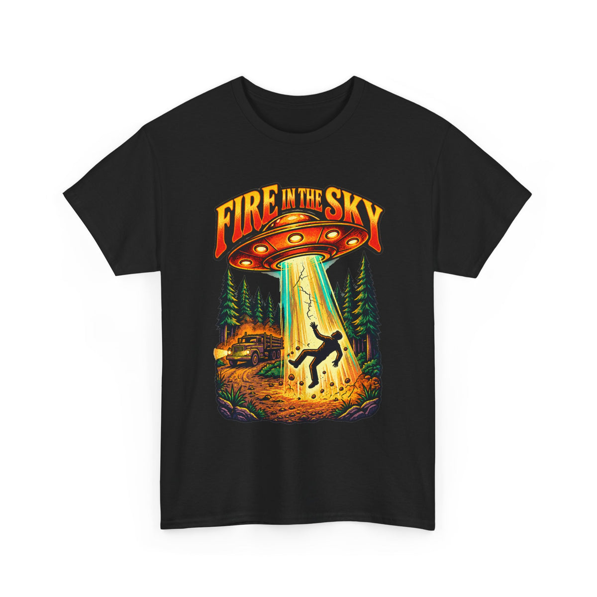 Fire in the Sky UFO Abduction Tee