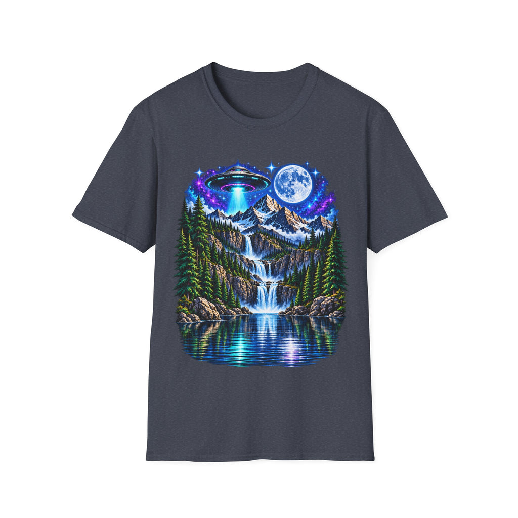 Cosmic Mountain Waterfall T-Shirt