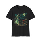 Haunted Moonlit Road Ghost T-Shirt