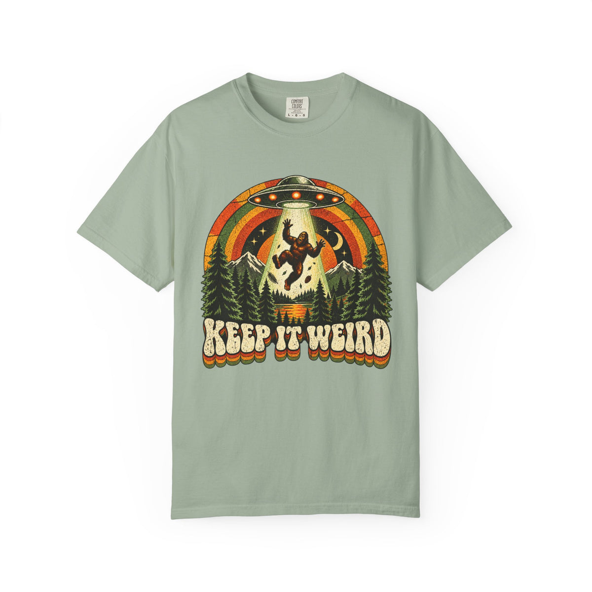 Keep It Weird UFO Bigfoot T-Shirt